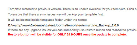 YJSG Template Framework v2.0.0<br/>Smartline restored