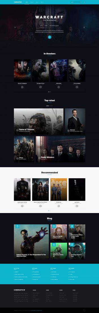 Cinematico - Joomla Movies Template