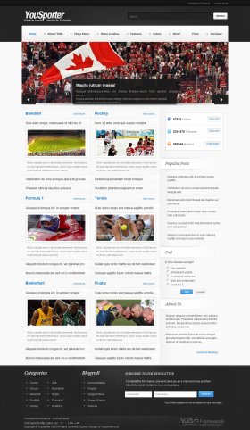 Yousporter - Sports Magazine Joomla Template