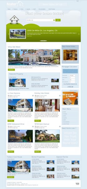 Realtor®- Joomla Real Estate Template