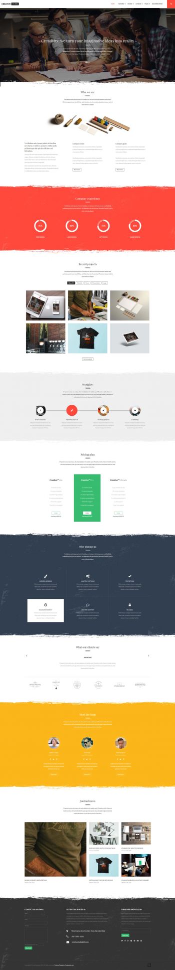 Creativestudio - Multipurpose Joomla Template