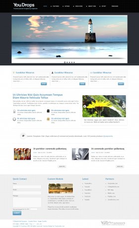 Youdrops - All purpose Joomla Template