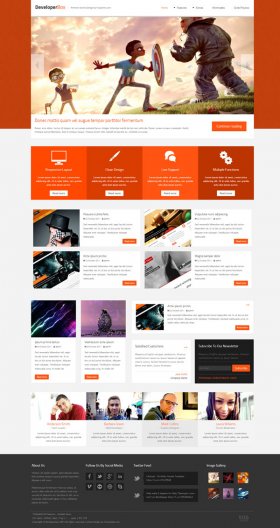 DeveloperBox - Responsive Portfolio Joomla Template