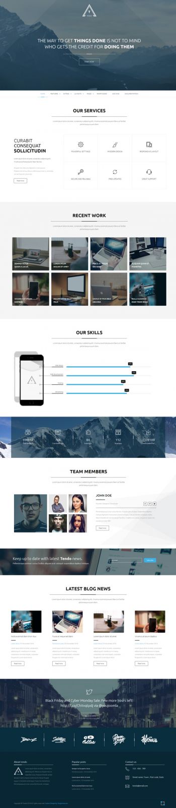 Tendo - Multipurpose Joomla Template