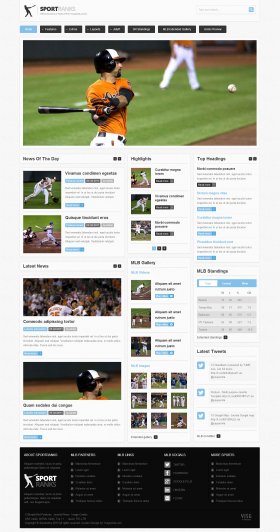 Sportranks - Joomla Sports Template